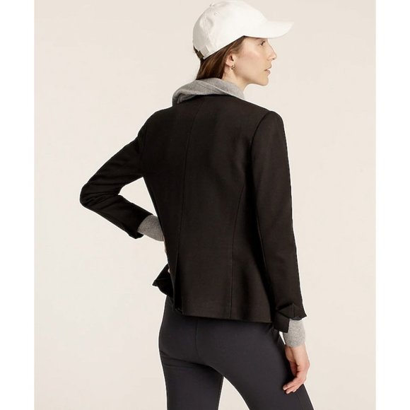 J.Crew $198  Women's Going-Out Blazer in Stretch Twill Size 8 Black H2743 - Picture 3 of 9